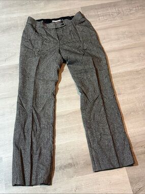 Smart Set Women's Straight Leg Pants in Gray Tweed